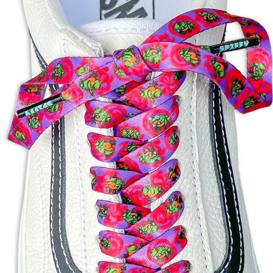 Funky Frog Shoelaces