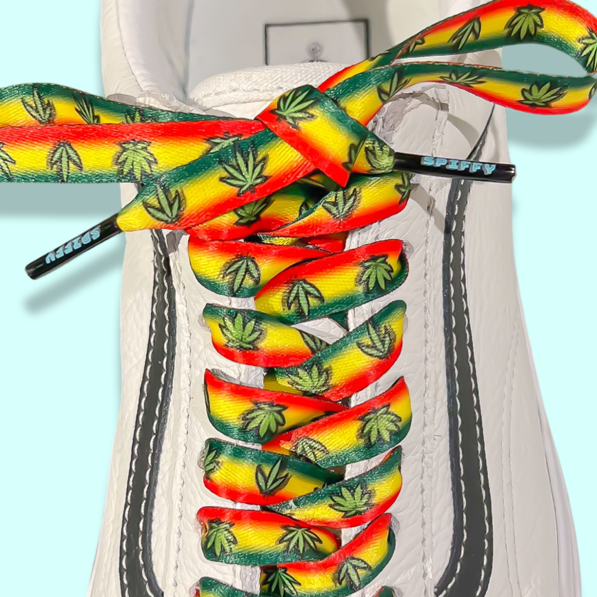 Rasta Weed Shoelaces