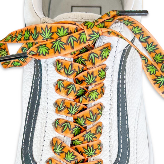 Weed Shoelaces Tan