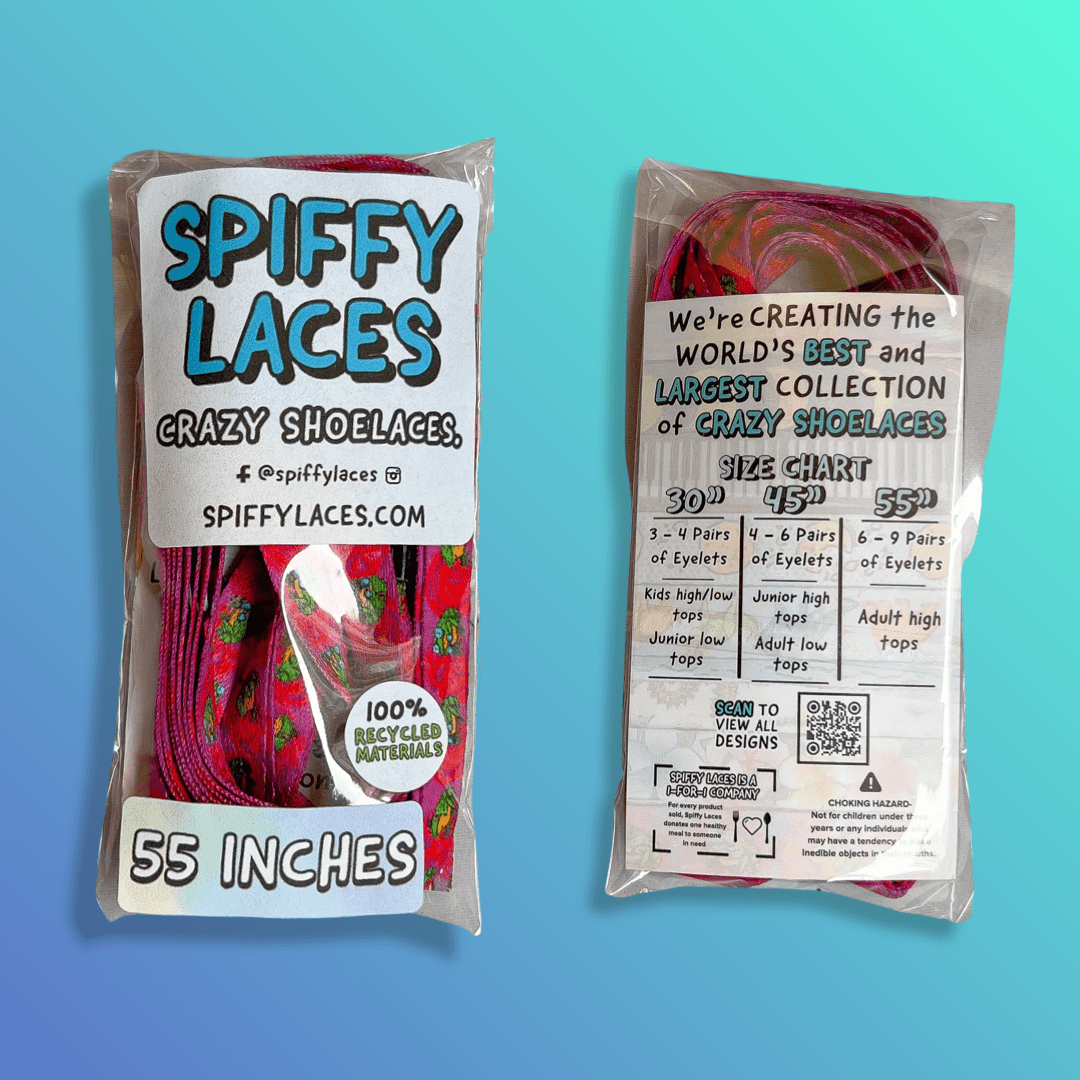 Funky Frog Shoelaces