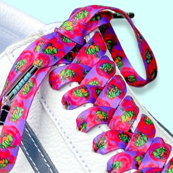 Funky Frog Shoelaces