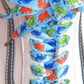 Dinosaur Shoelaces Blue