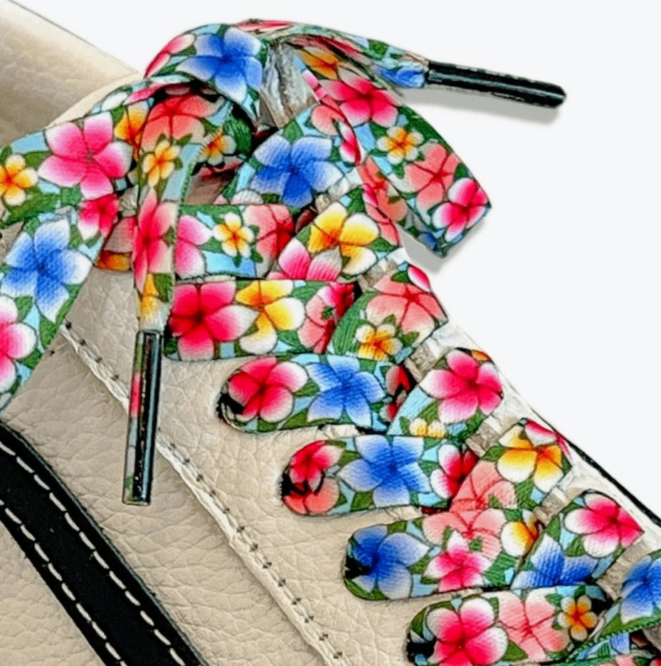 Plumeria Shoelaces